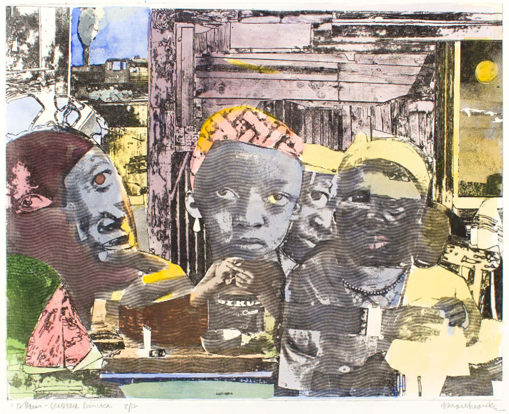Romare Bearden, 12 TRAINS - SEABOARD LIMITED, 1974
