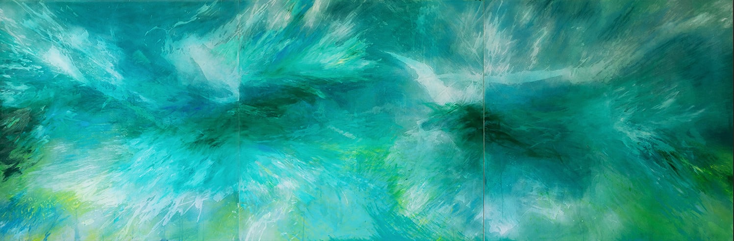 Katherine Boxall, SOAKED IN AQUA, 2024