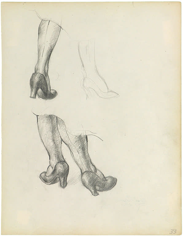 Charles White, WOMEN'S HIGH HEELED SHOES, 1935-38