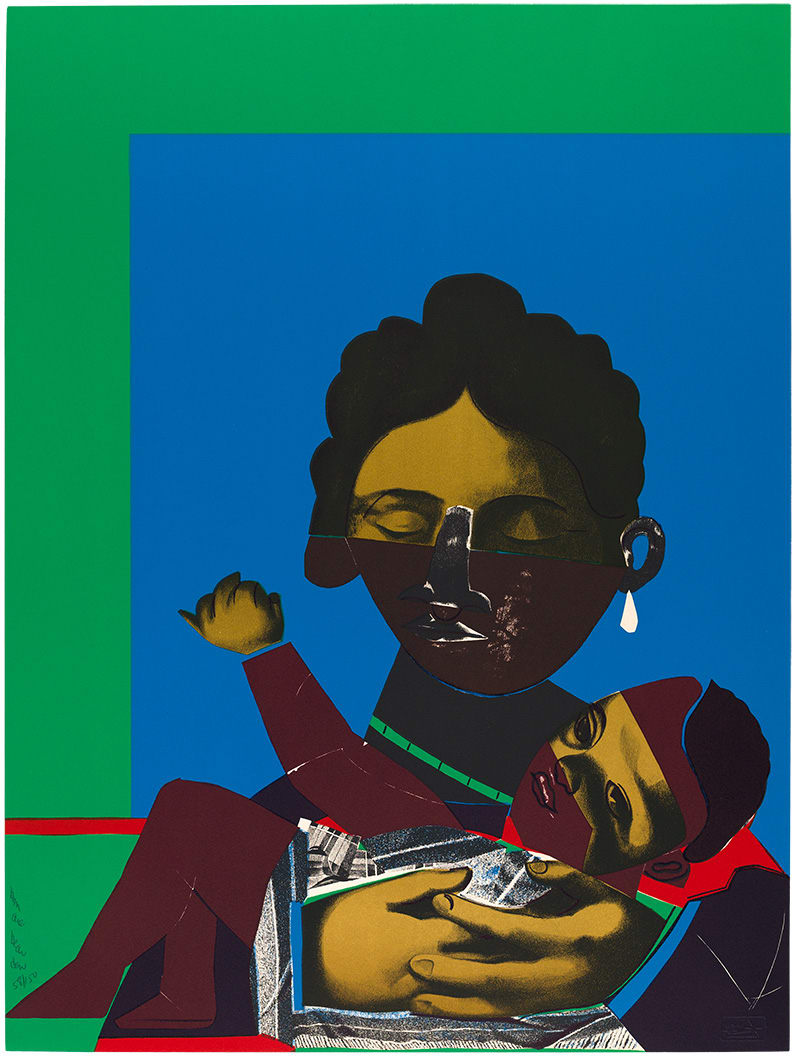 Romare Bearden, MOTHER AND CHILD, 1971