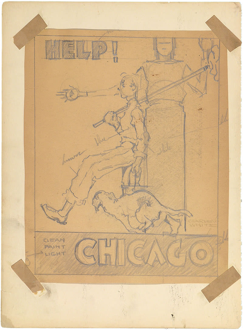 Charles White, HELP! CHICAGO, 1935-38