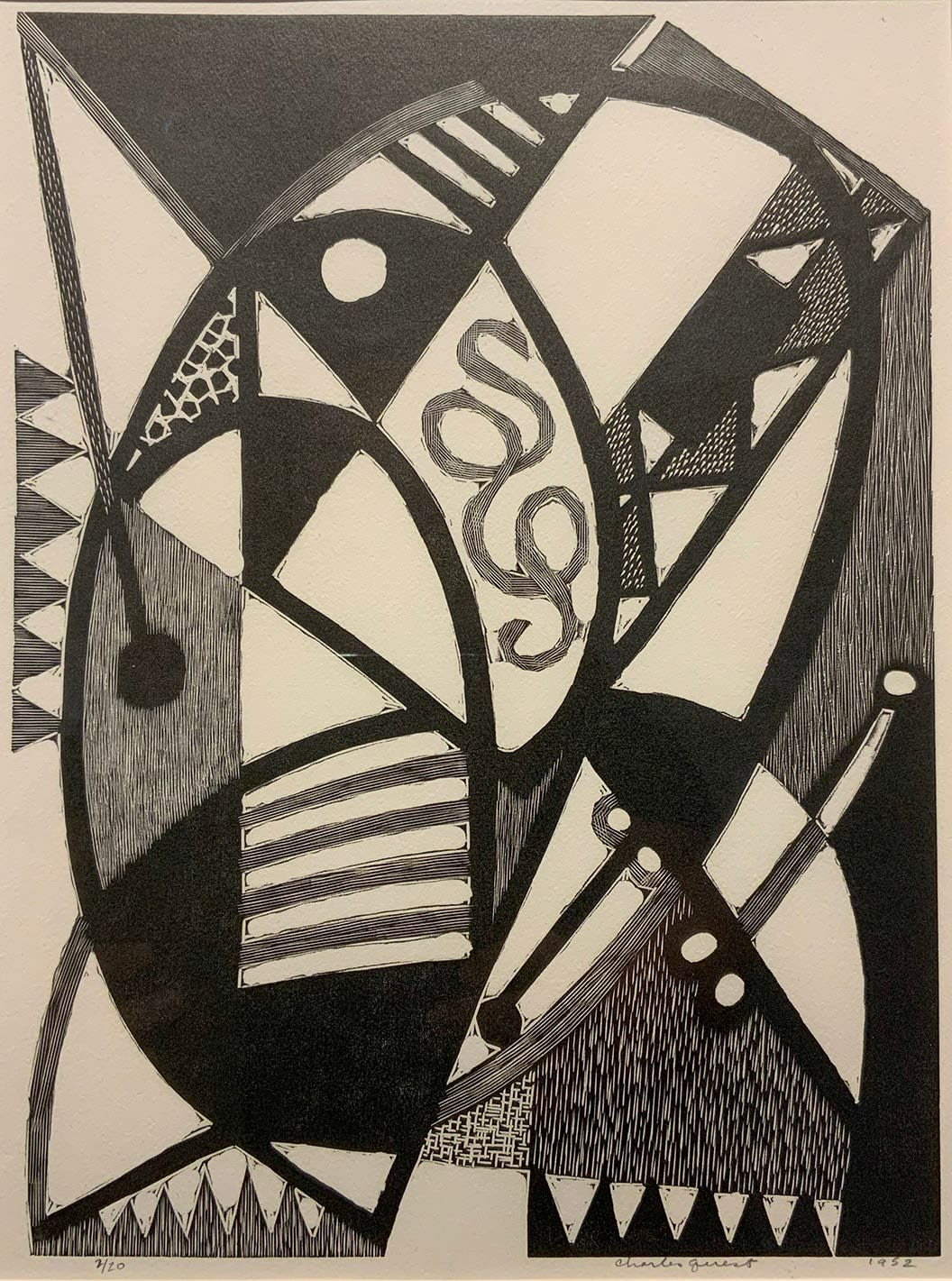 Charles Quest, UNTITLED, 1952