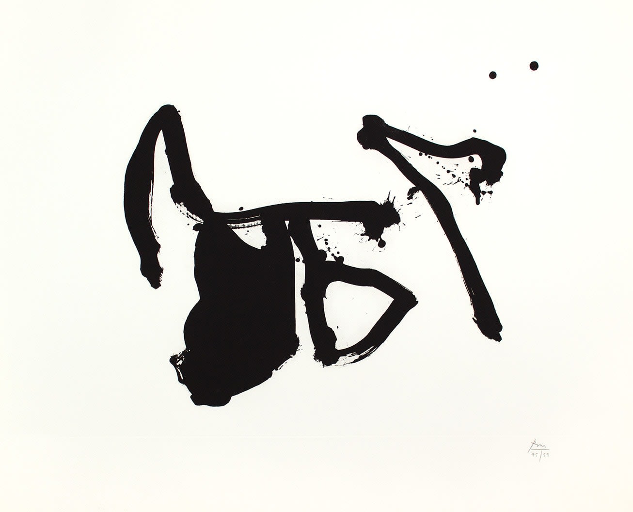 Robert Motherwell, SIGNS ON WHITE, 1981