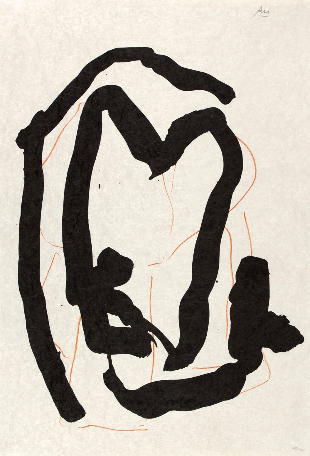 Robert Motherwell, BEAU GESTE SUITE: BEAU GESTE V, 1989