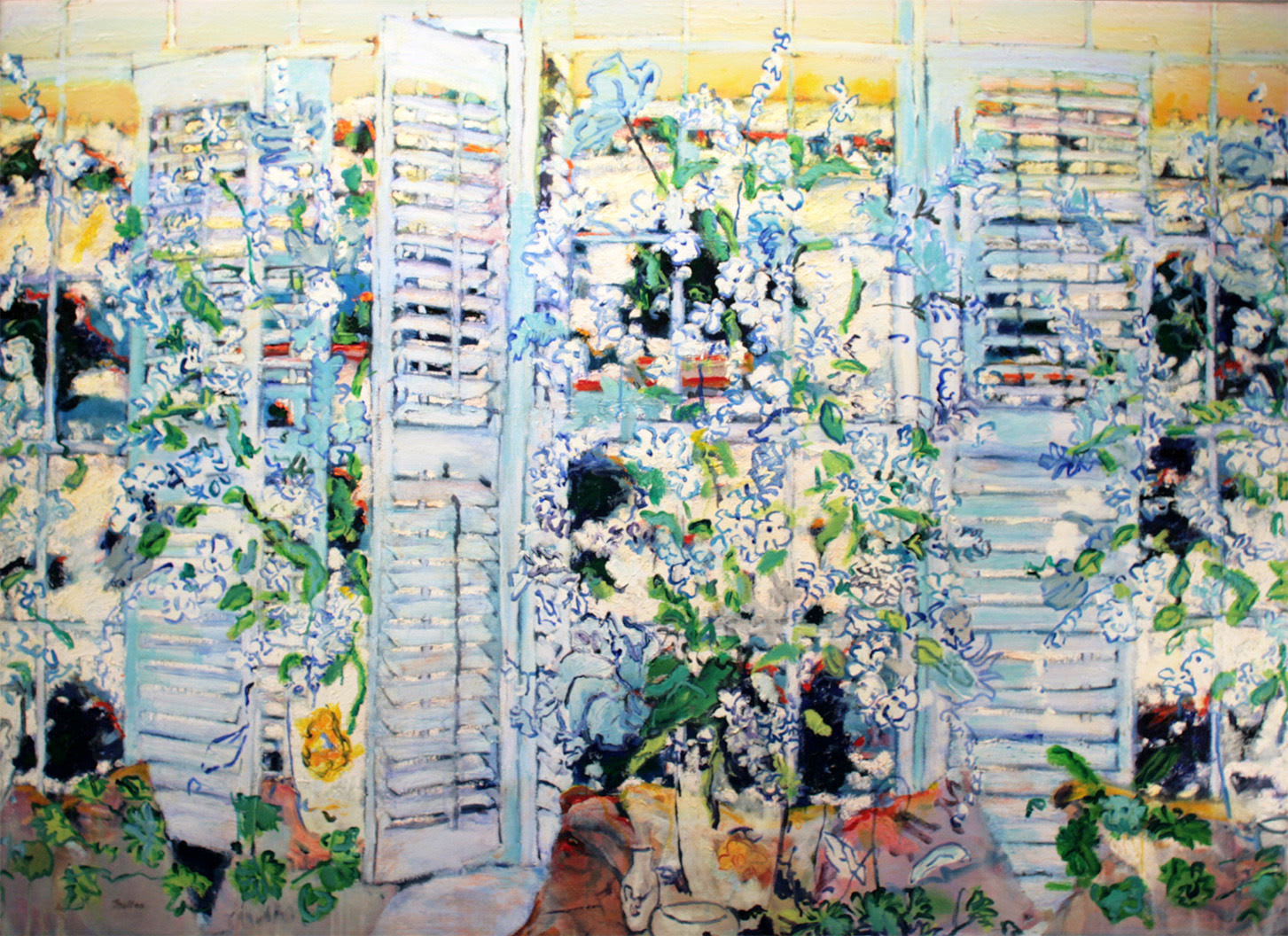 Philip Mullen, SHUTTERS AND FLOWERS, 2000