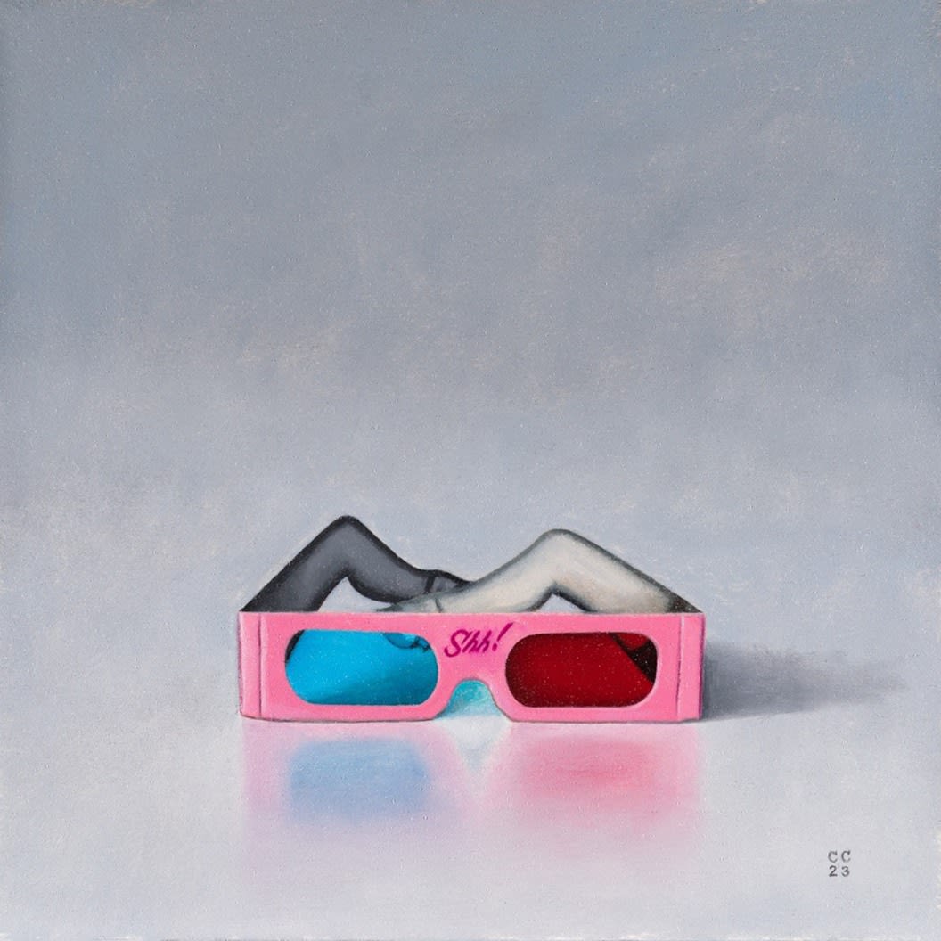Christopher Clamp, STUDY FOR SHH!, 2023