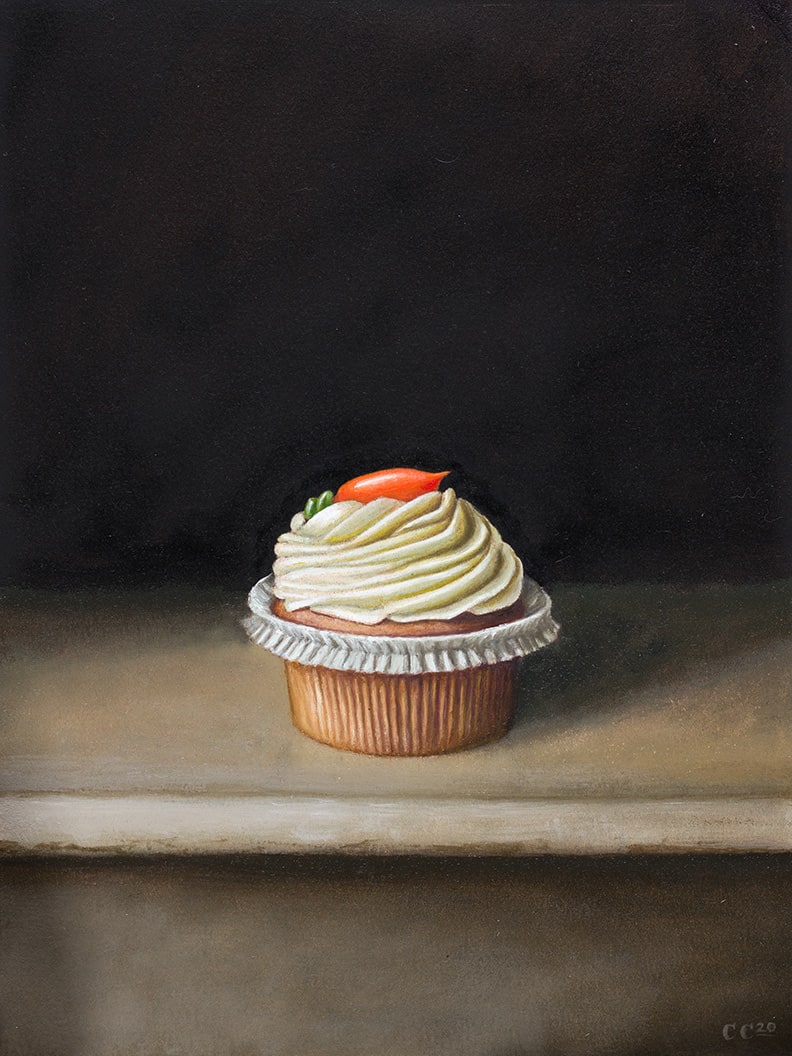 Christopher Clamp, Study for CARROT CAKE, 2020