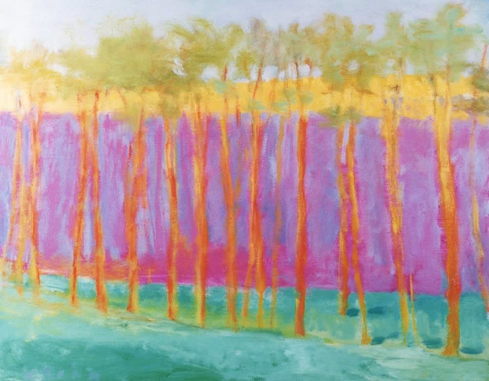 Wolf Kahn, FROM A HIGHLY COLORED PASTEL, 1999