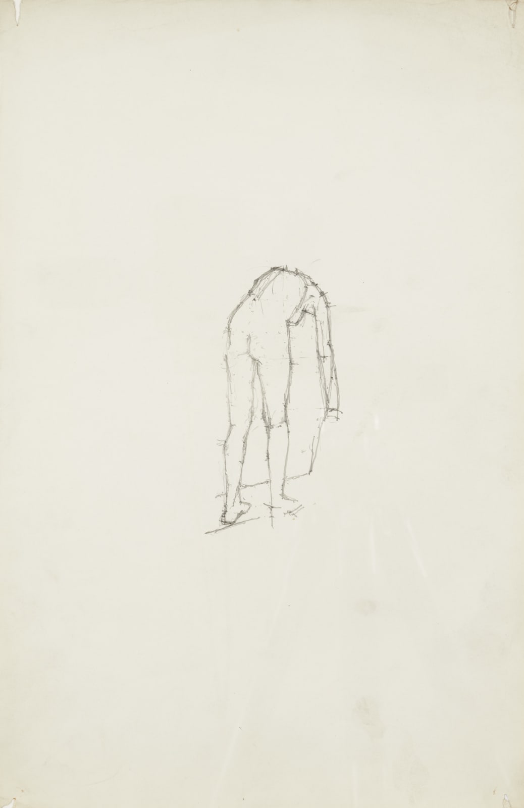 Euan Uglow, Study for Blue Towel, 1982