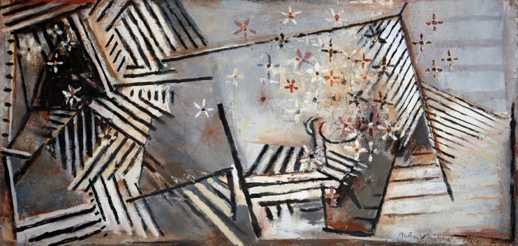 Anthony Whishaw RA, Flowered Interior, 1991-94