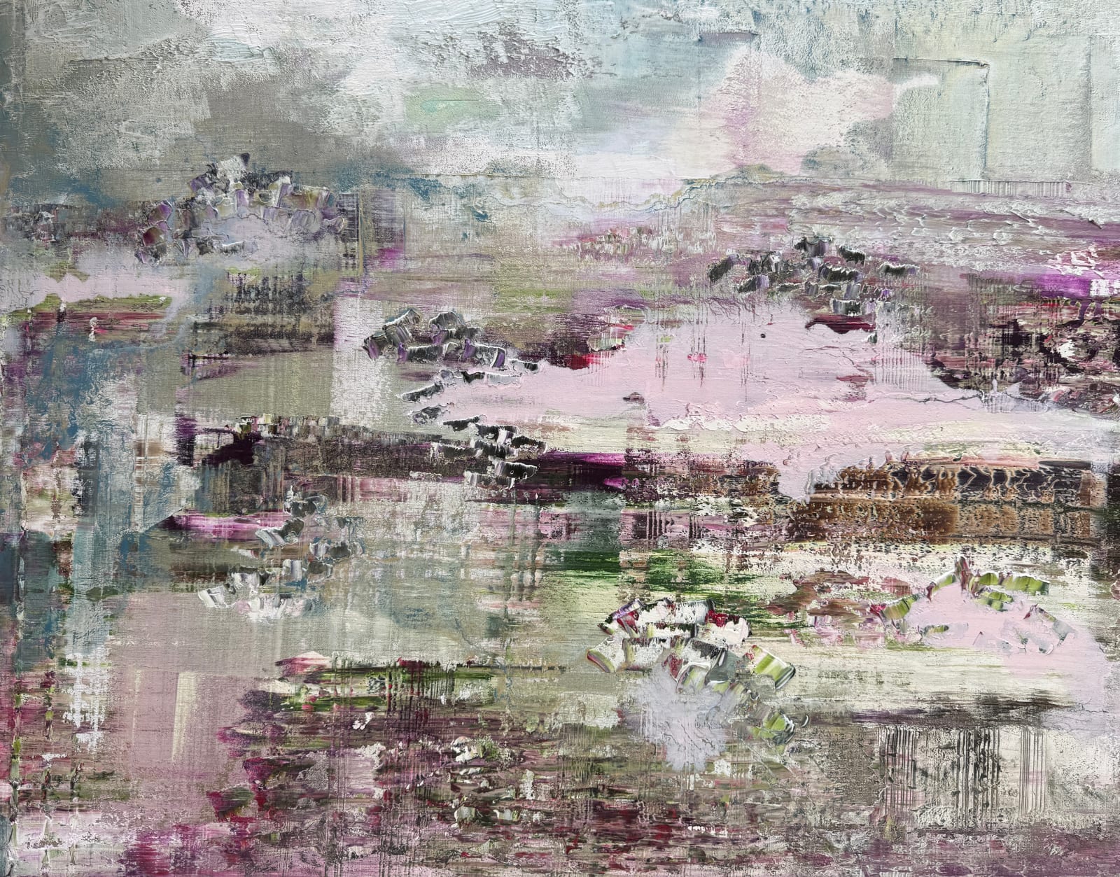 Time to Reflect   oil on canvas  70 x 90 cm (£14,000)