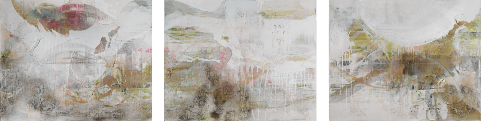 Jessica Zoob, Where Angels Dance Triptych , 2019