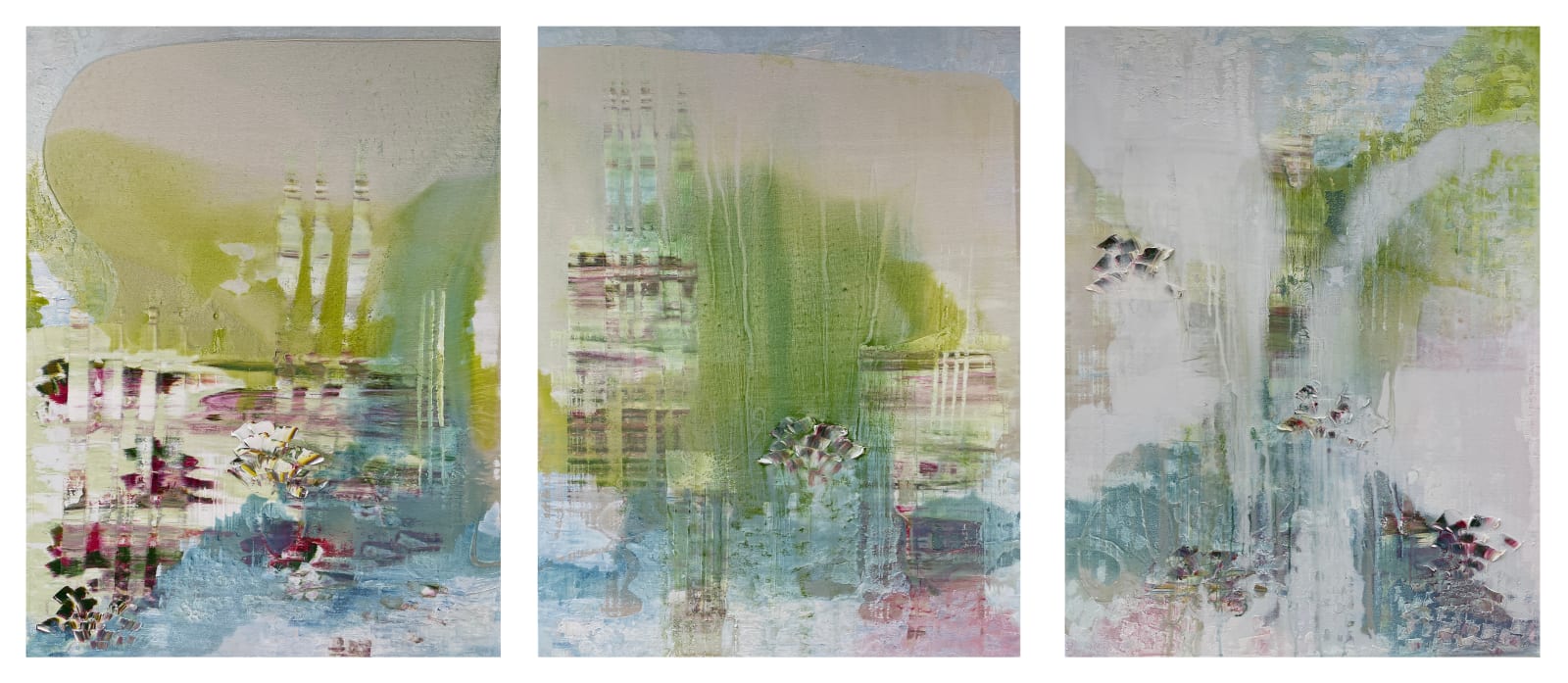 Jessica Zoob, Falling Water Triptych