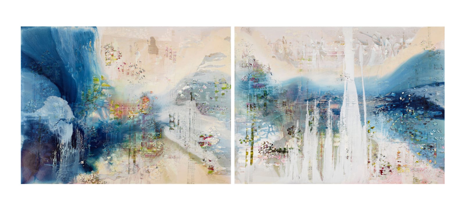 Jessica Zoob, When Our Spirits Dance Together 1 & 2 , 2025