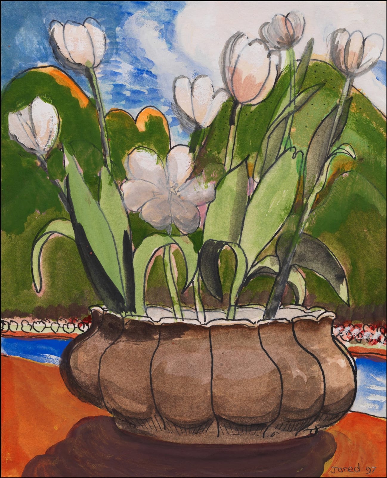 Jared FitzGerald, Floral Arrangement, 1997