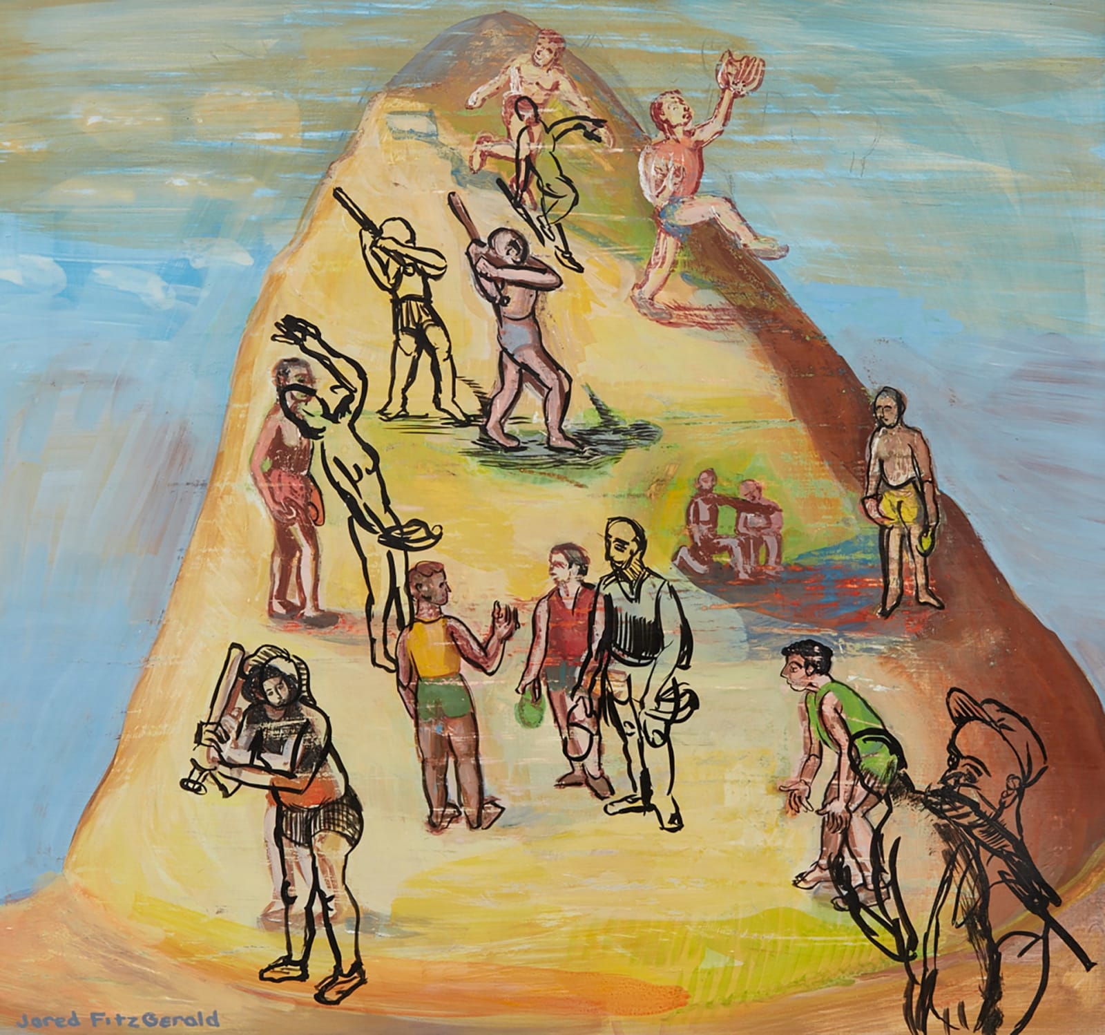 Jared FitzGerald, Baseball Mountain III, 1988