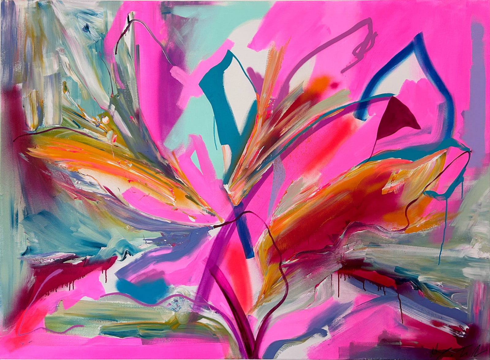 Jake Andrew, In Bloom (collaborative piece with Tim Fowler, 2023 JG