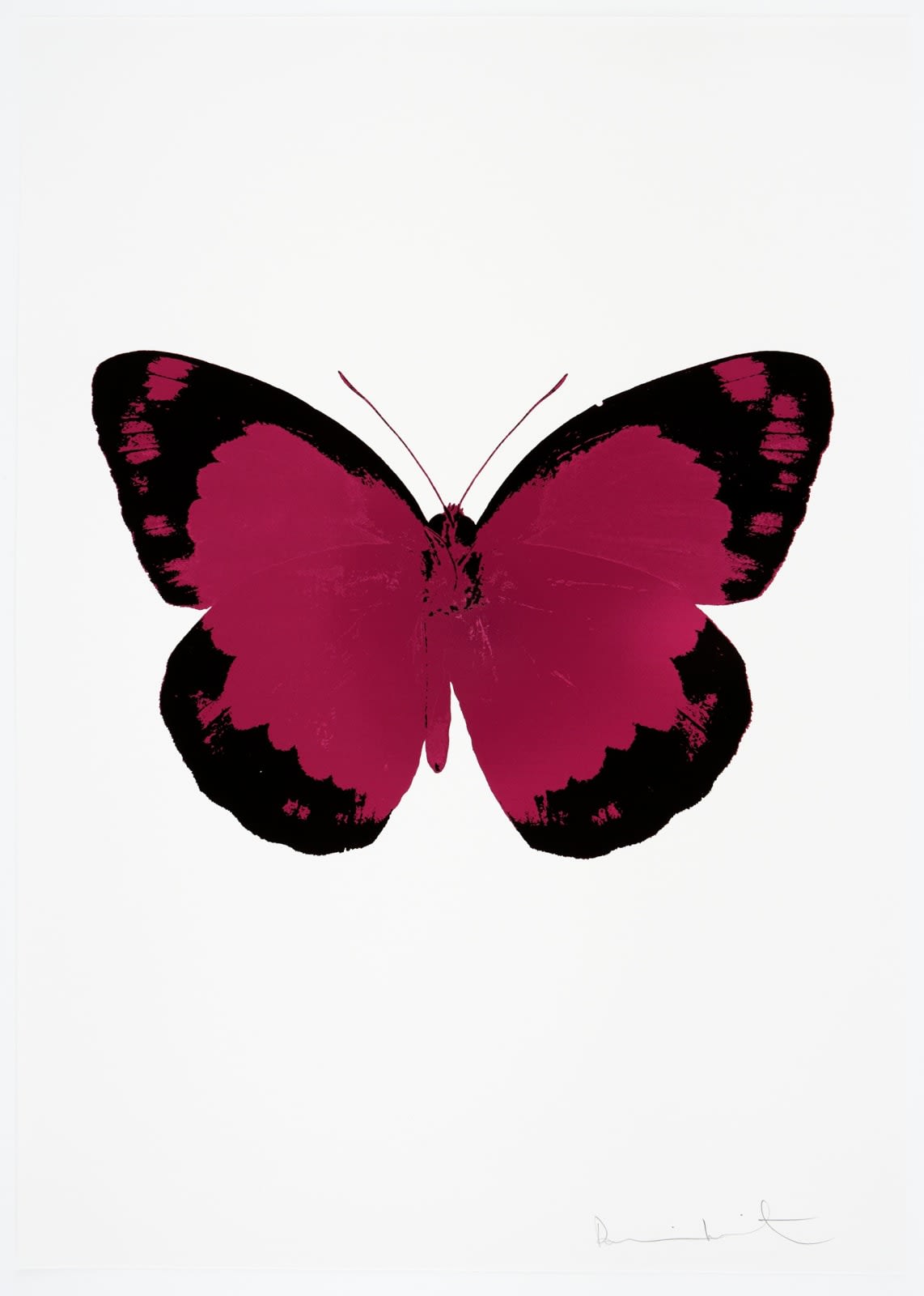 Damien Hirst, The Souls II: Fuchsia Pink / Raven Black / Blind Impression, 2010