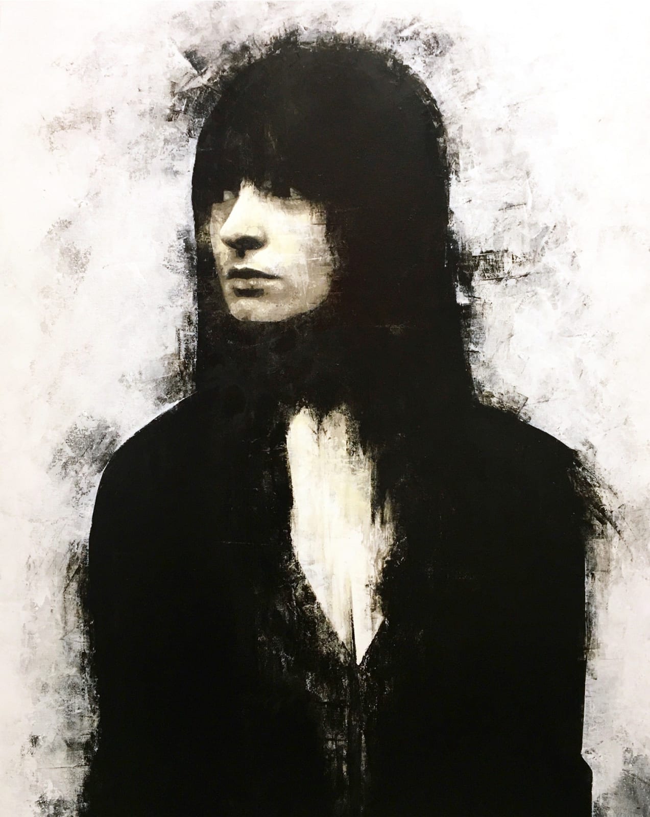 James Klinge, Study of Woman In Black, 2020