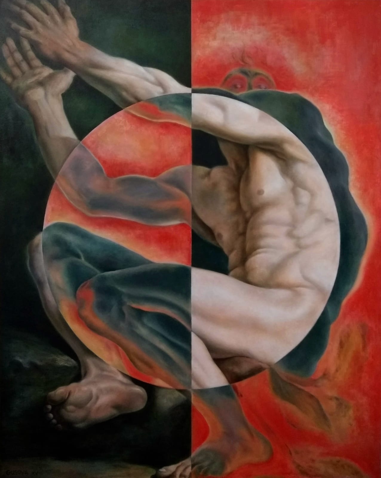 Masha Gusova, Yin Yang (After Abildigaard), 2018