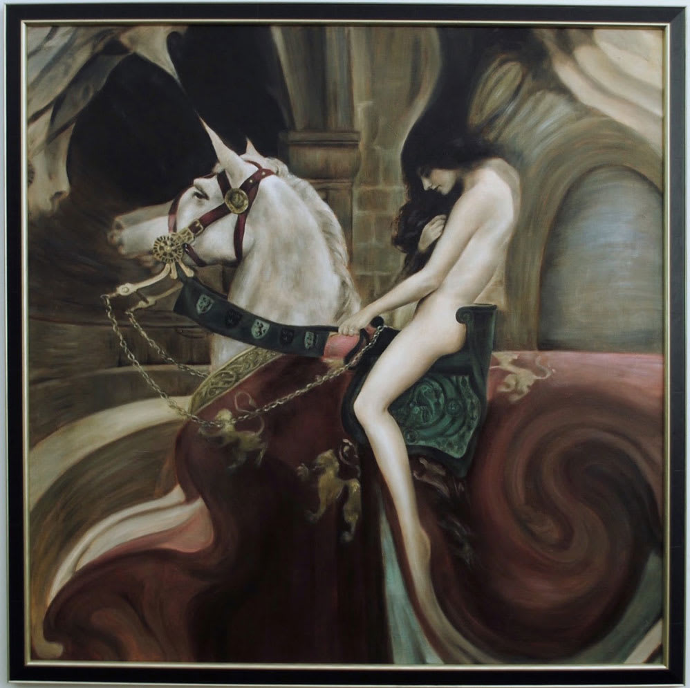 Masha Gusova, Lady Godiva (After Collier), 2018