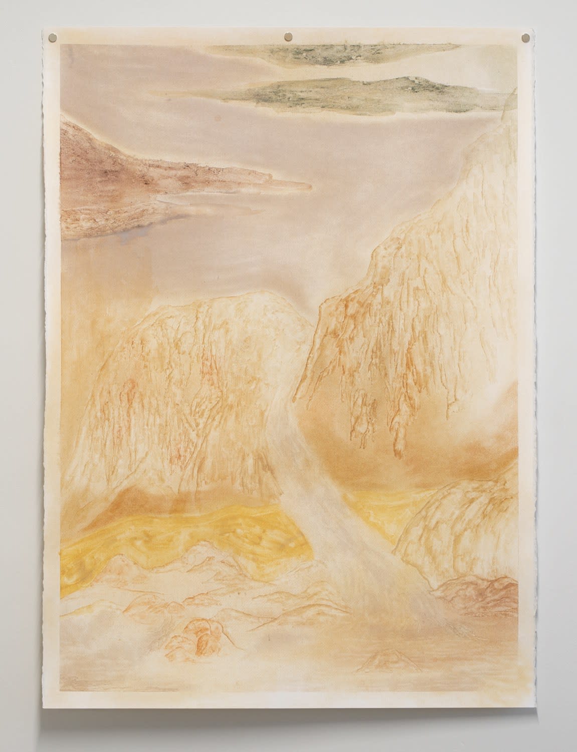 Ashleigh Taupaki, Landscapes at the Head of Māui’s Fish, 2022 Jhana