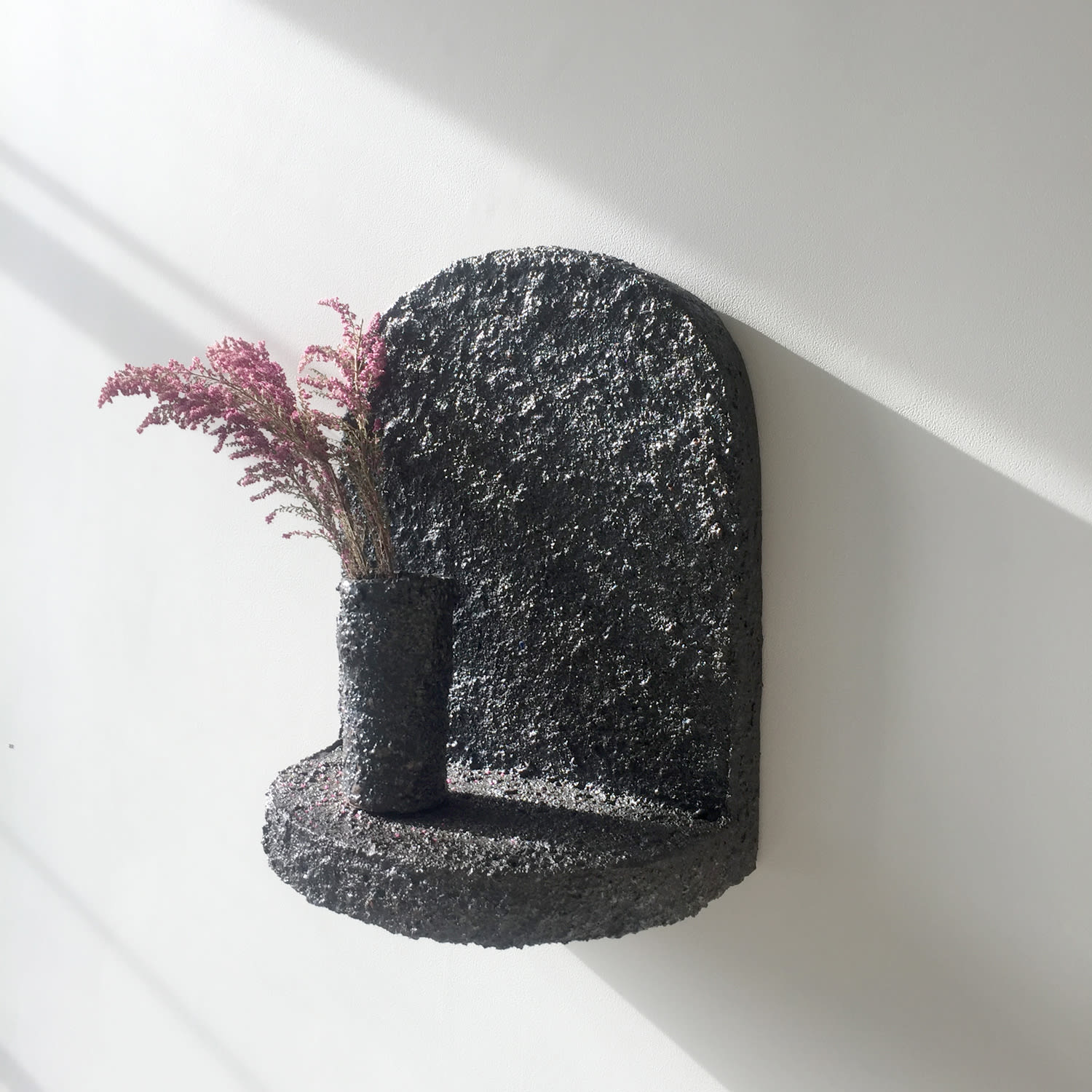 Jaime Jenkins, Stone Shelf with Stone Vase, 2020