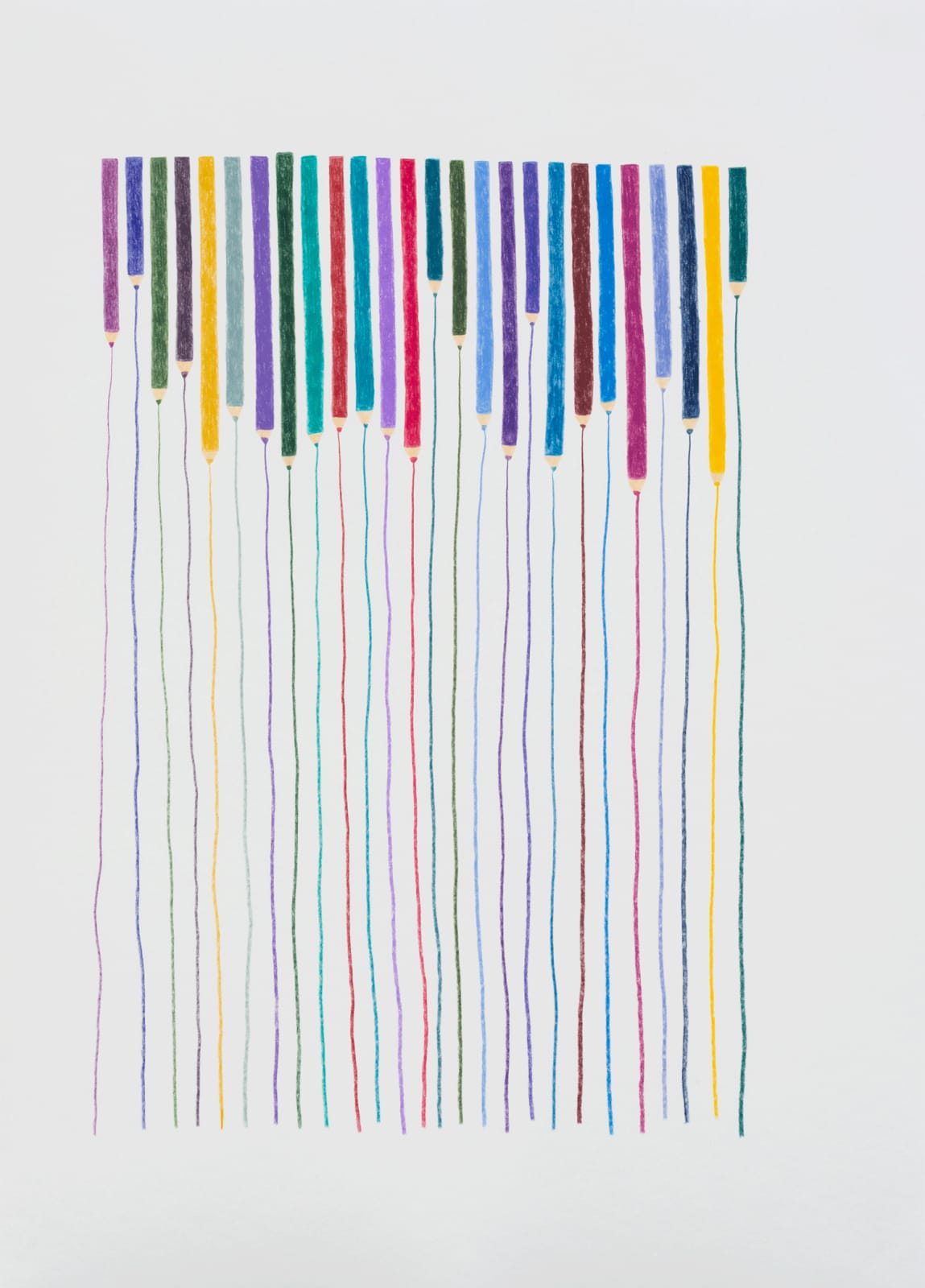 Ayesha Green, Coloured Pencils #3, 2023