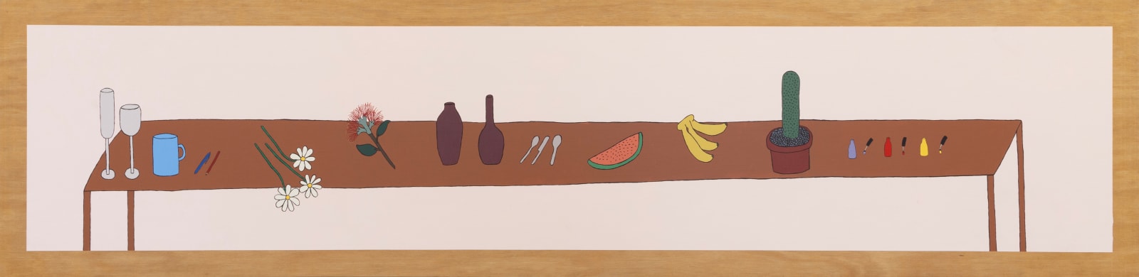 Ayesha Green, Still life with pohutukawa, 2014