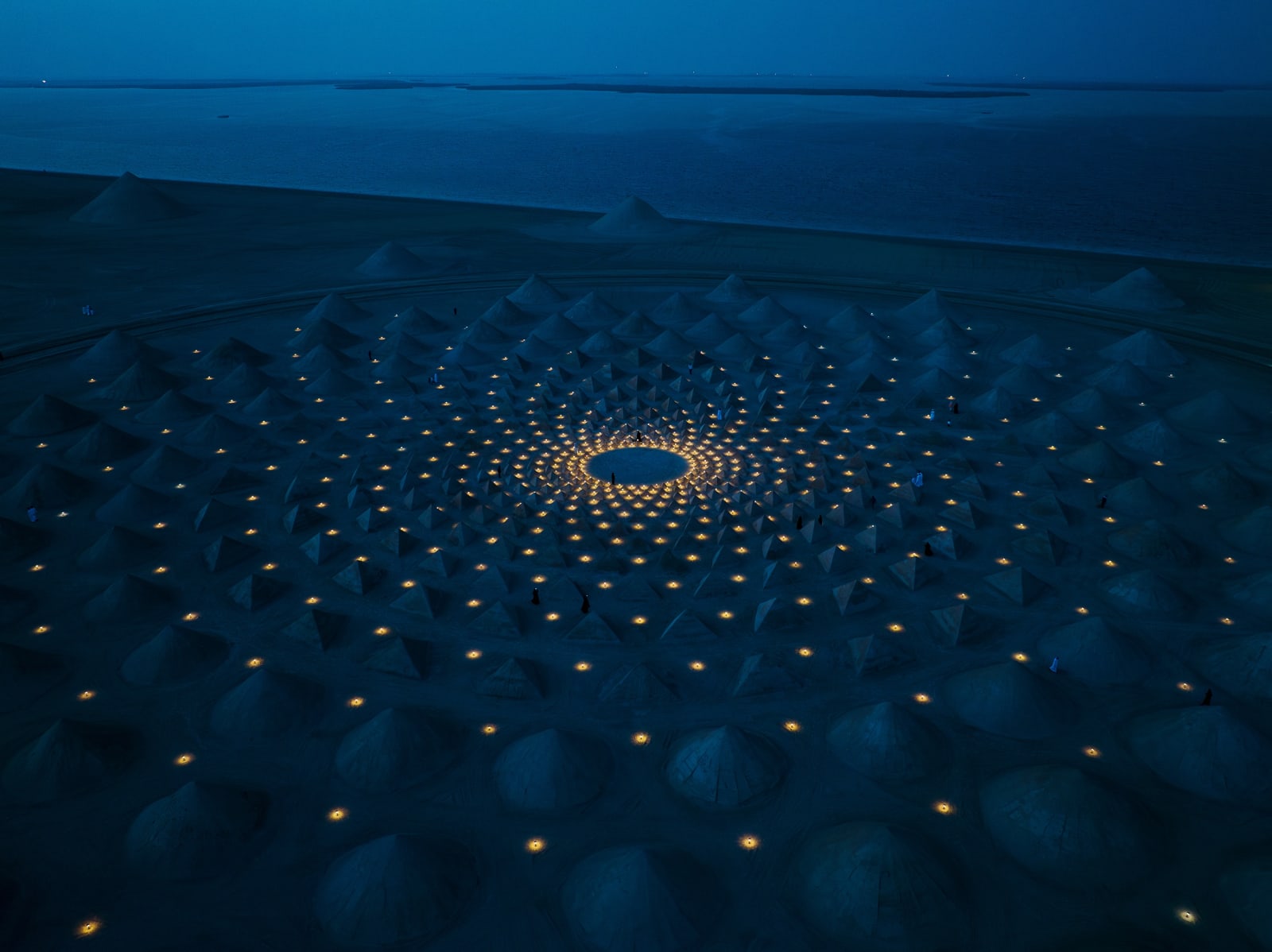 Jim Denevan, Manar Abu Dhabi, 2023