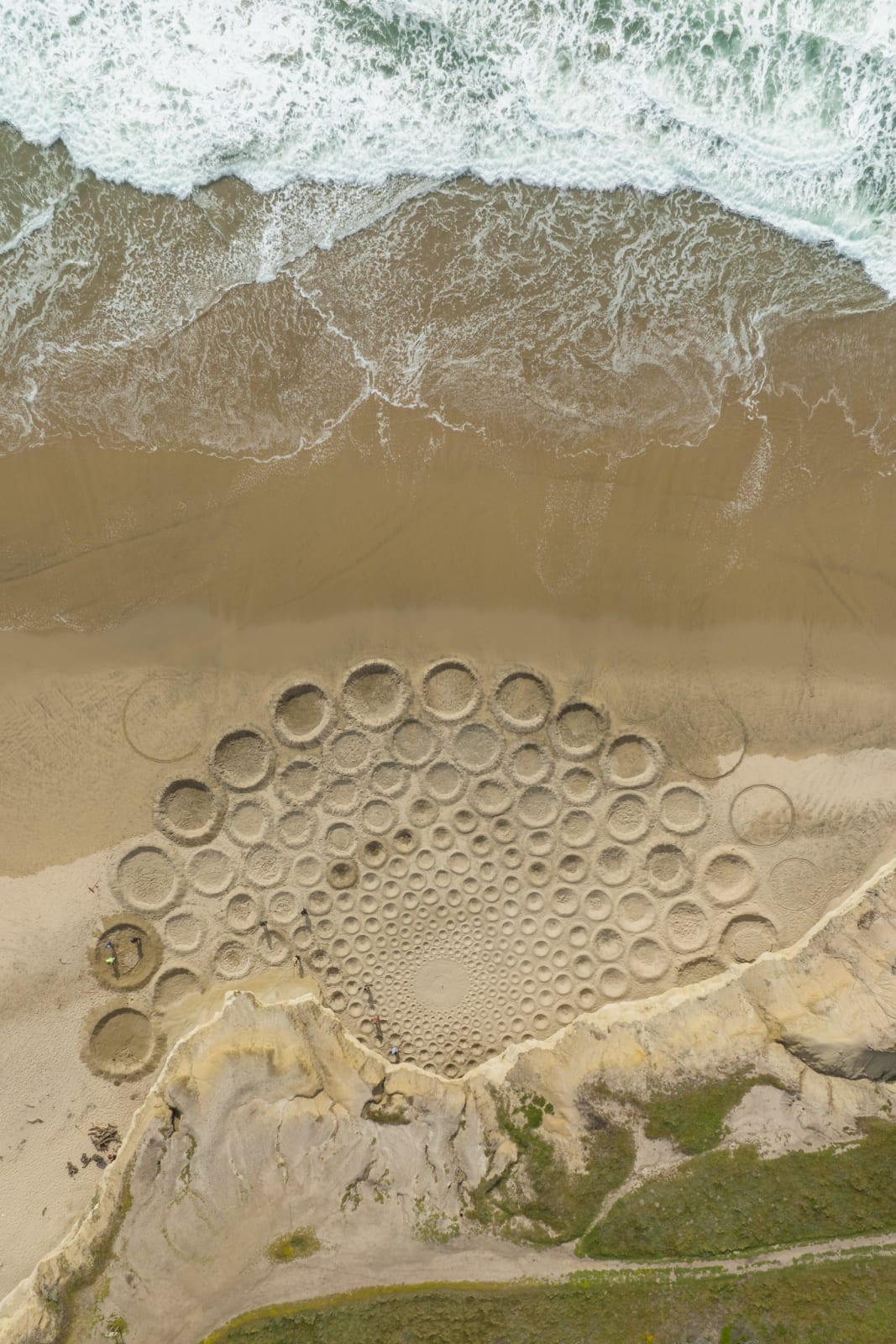 Jim Denevan, San Gregorio State Beach, 2022