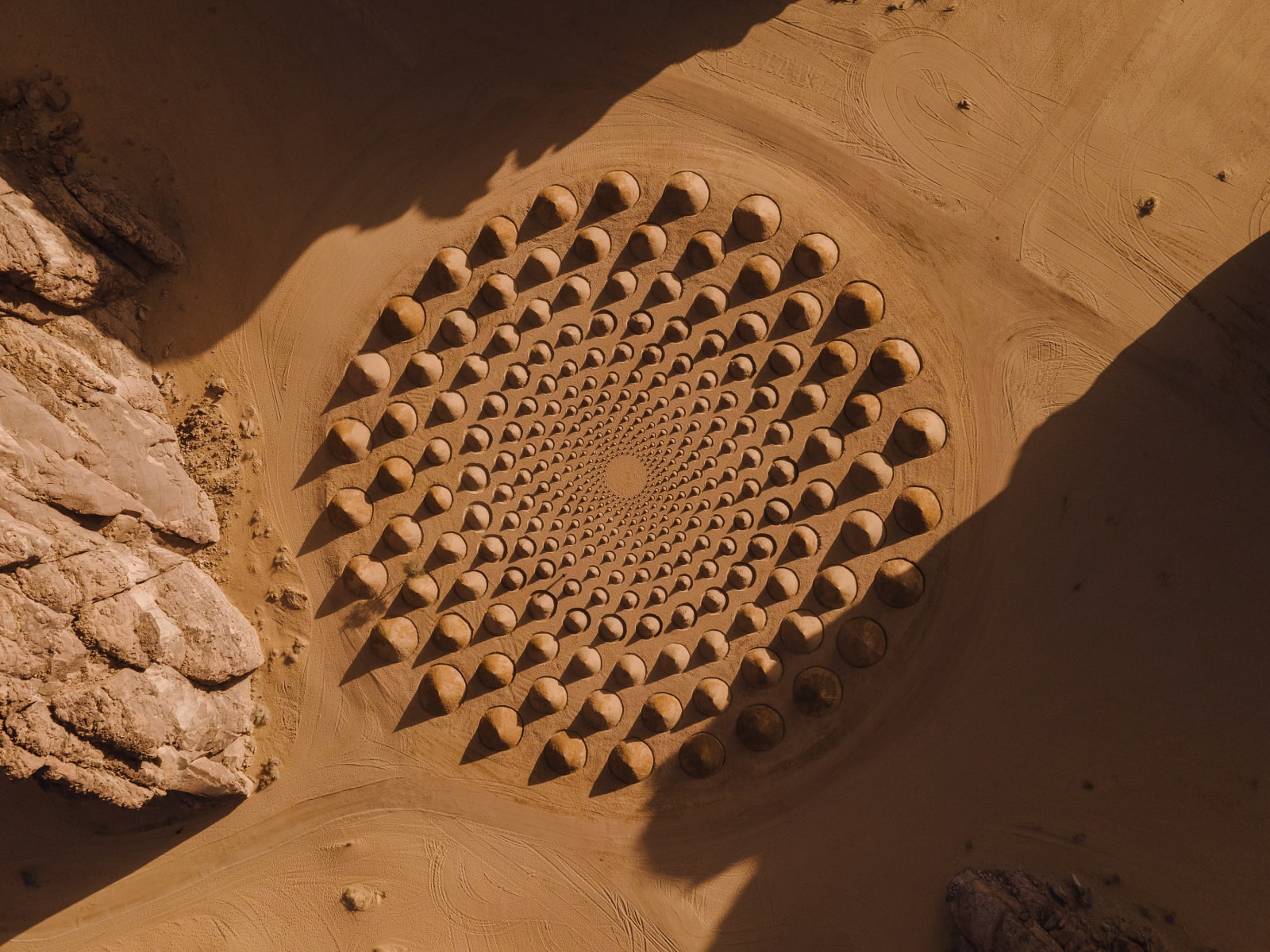 Jim Denevan, AlUla Saudi Arabia, 2022