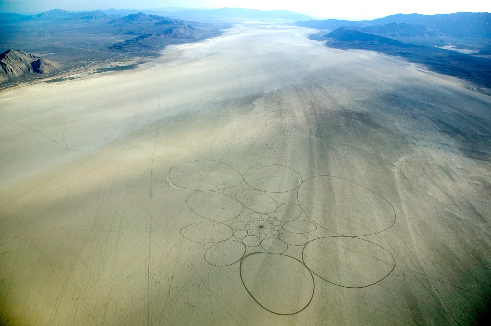 Jim Denevan, Black Rock Desert, Nevada, 2008