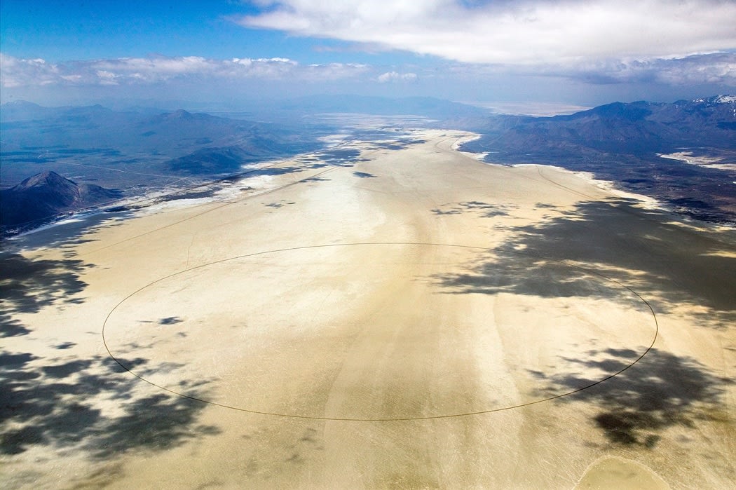 Jim Denevan, Black Rock Desert, 2009
