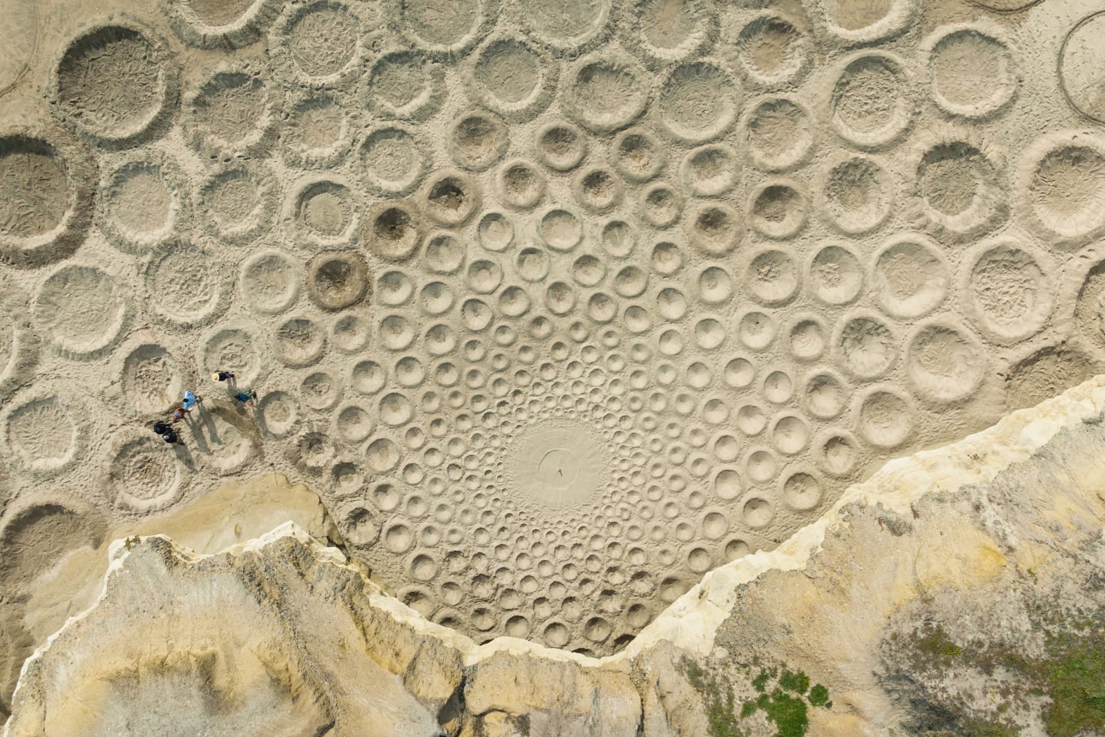 Jim Denevan, San Gregorio State Beach, 2022