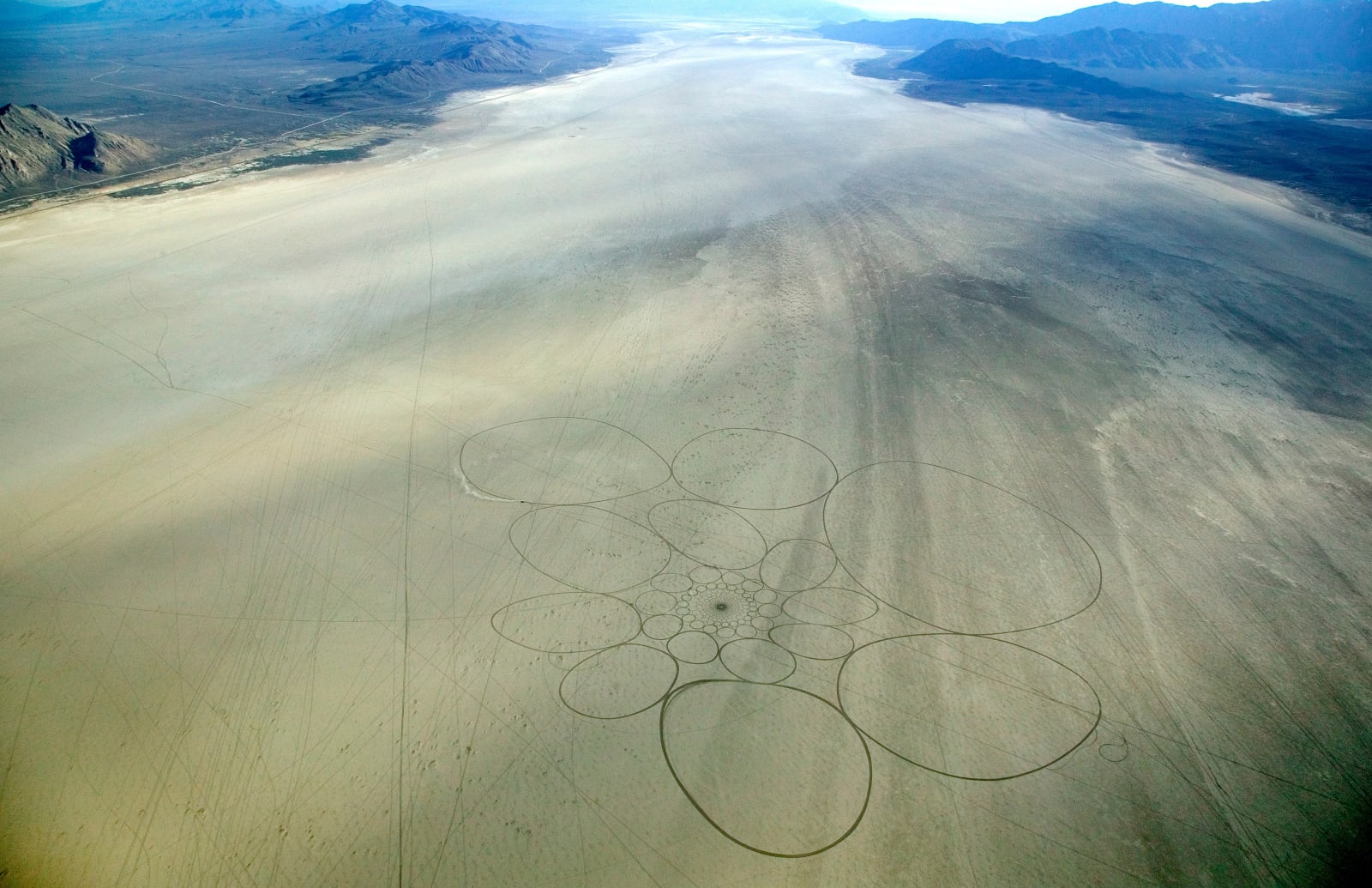 Jim Denevan, Black Rock Desert, Nevada, 2008