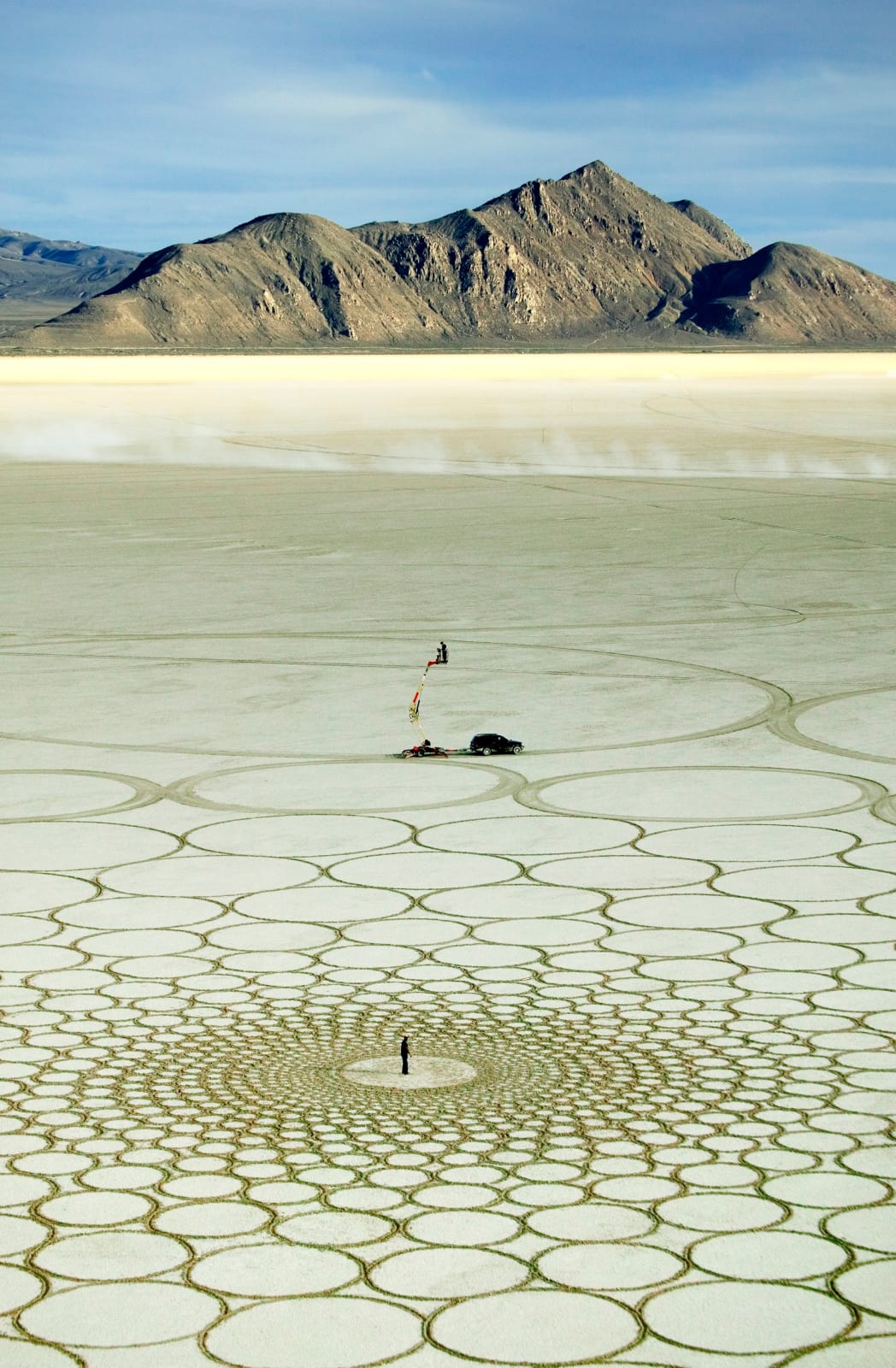 Jim Denevan, Black Rock Desert, Nevada, 2008