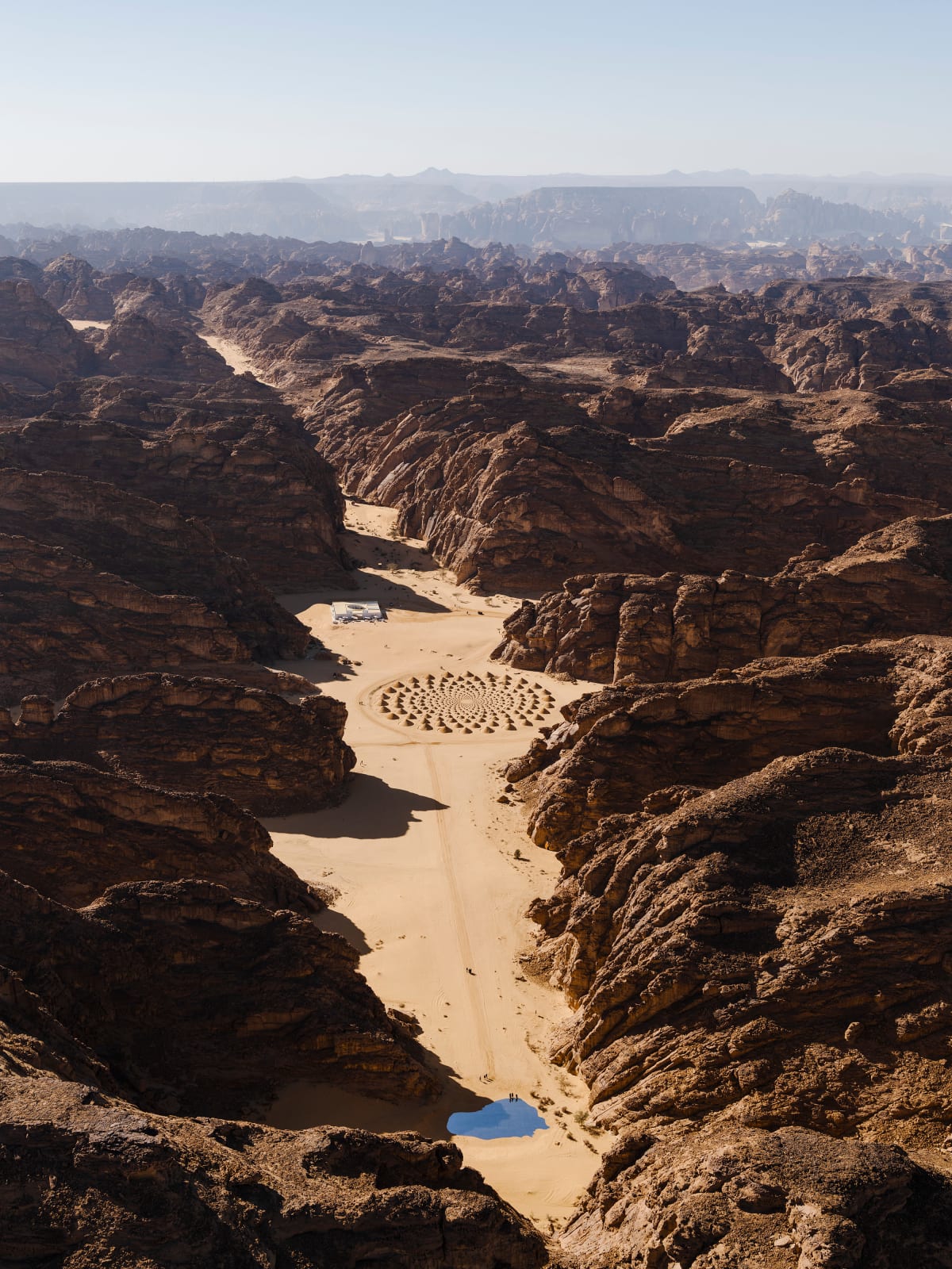 Jim Denevan, AlUla Saudi Arabia, 2022