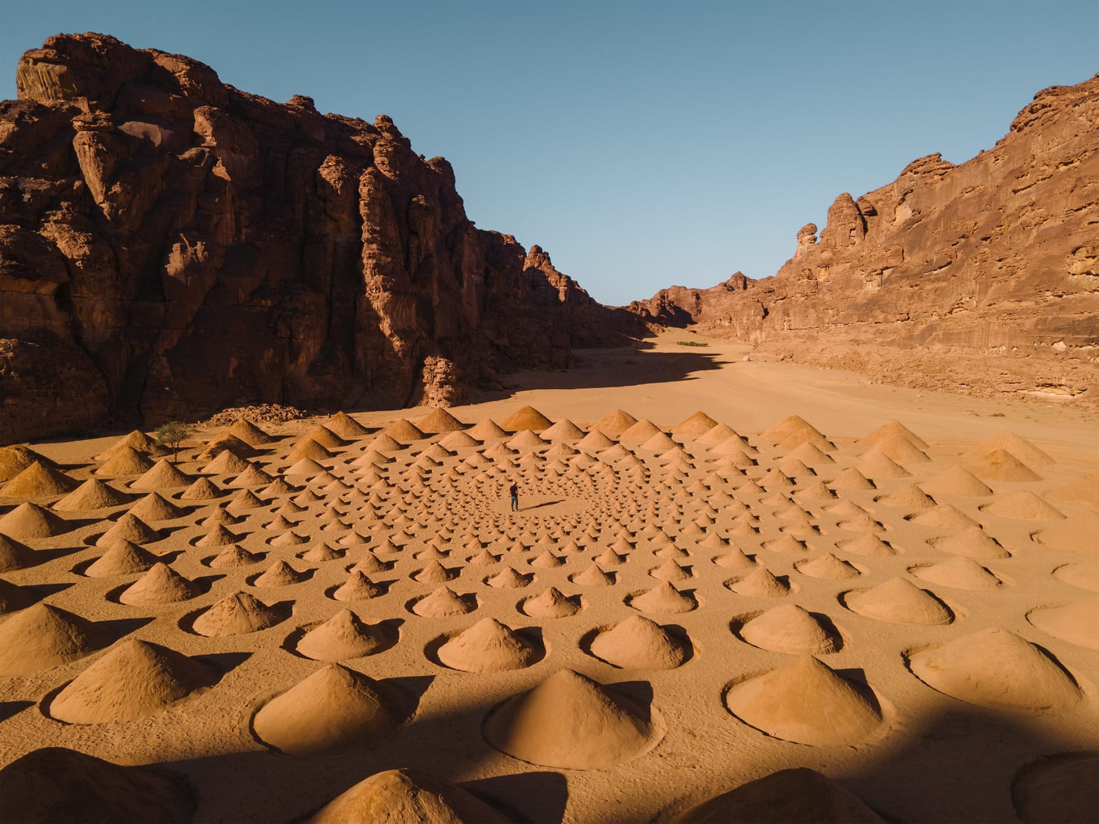 Jim Denevan, AlUla Saudi Arabia, 2022