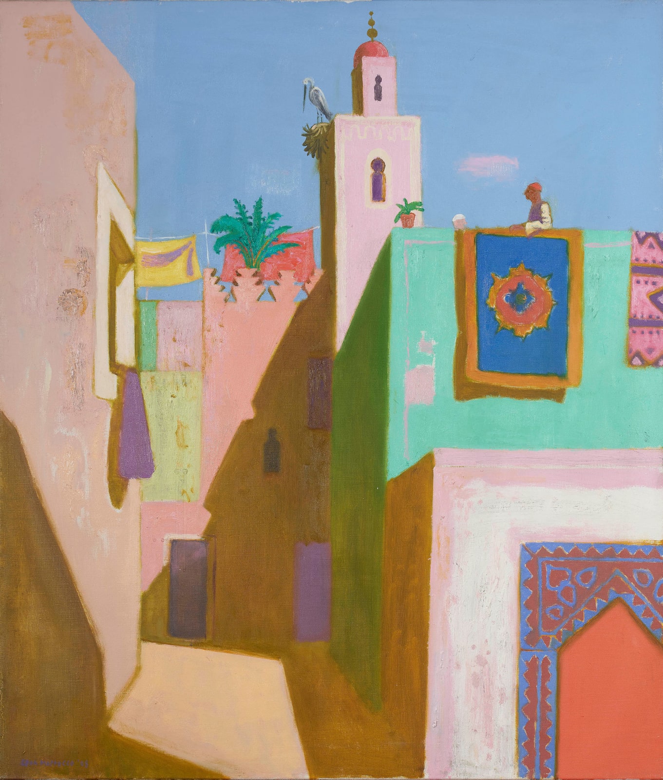 Moroccan Alley, 2008 by Leon Morrocco