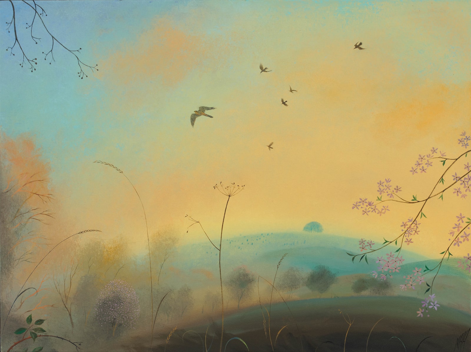 Nicholas Hely Hutchinson, 32 Drifting Kestrel, 2023