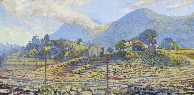 Francis Hamel, Late Afternoon Cloud on Monte Primo