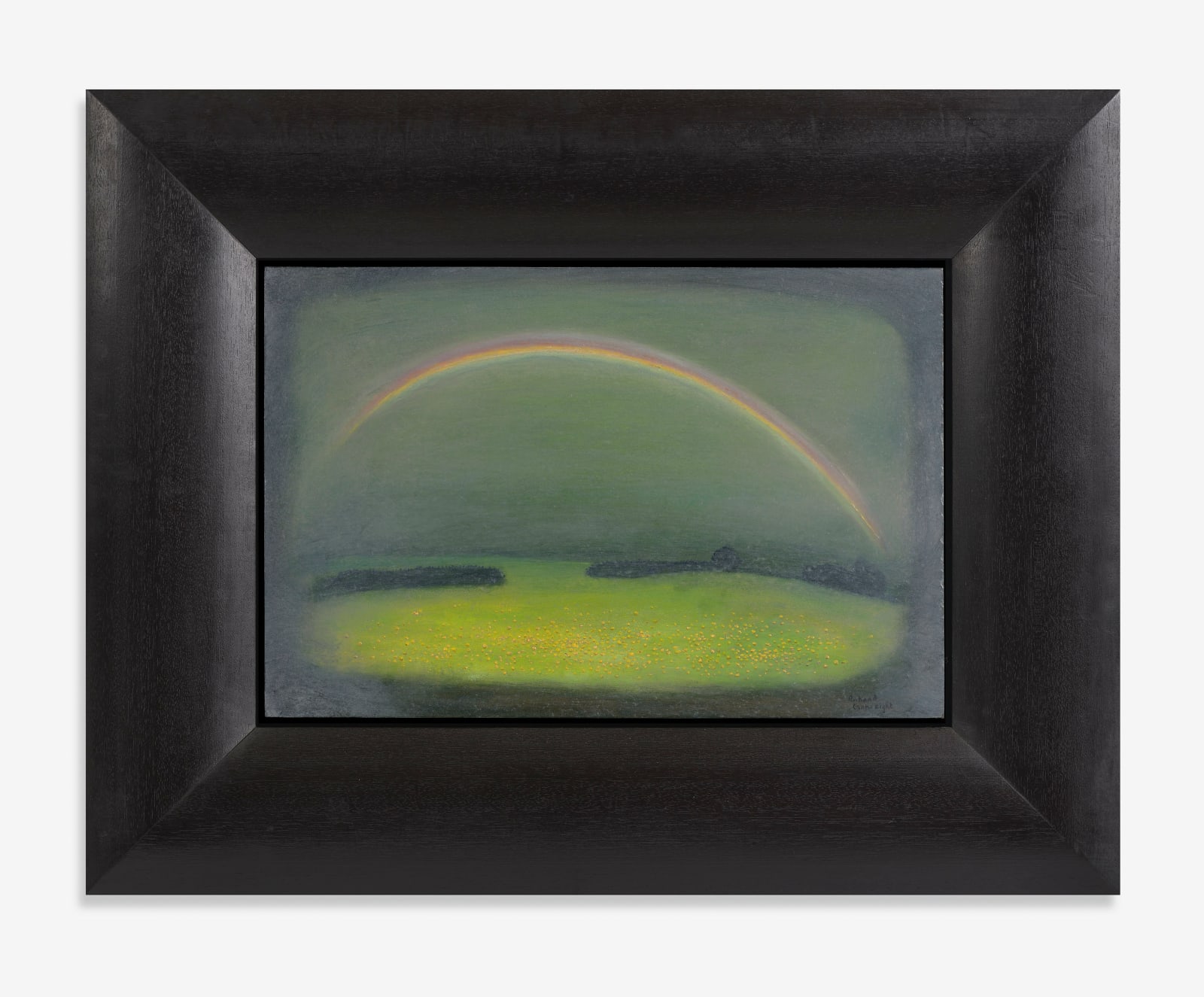 Richard Cartwright, Rainbow over Wet Field, 2024