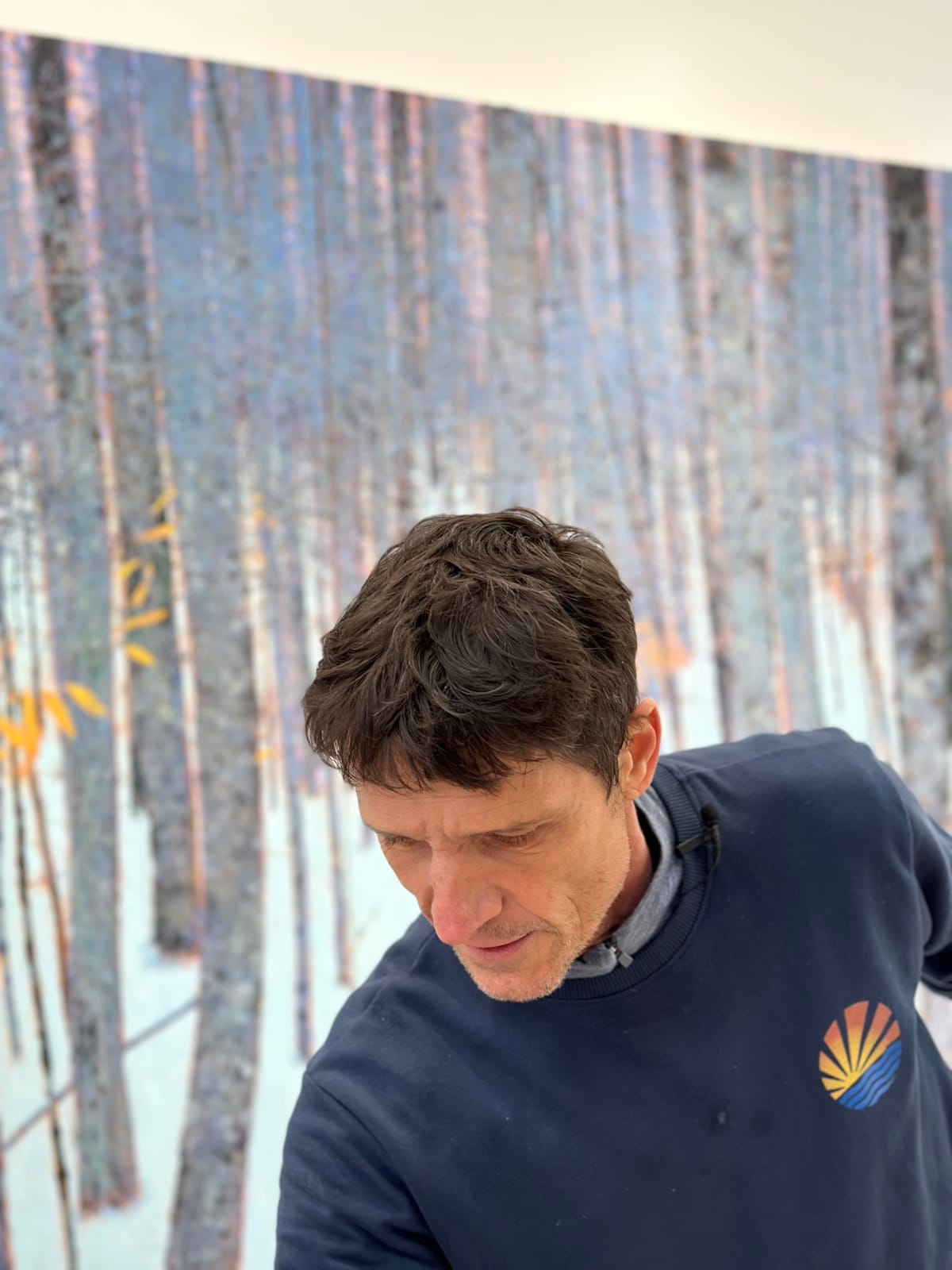 Andrew Gifford, 14. Snowy Woods near Ellsworth, Maine I, 2023