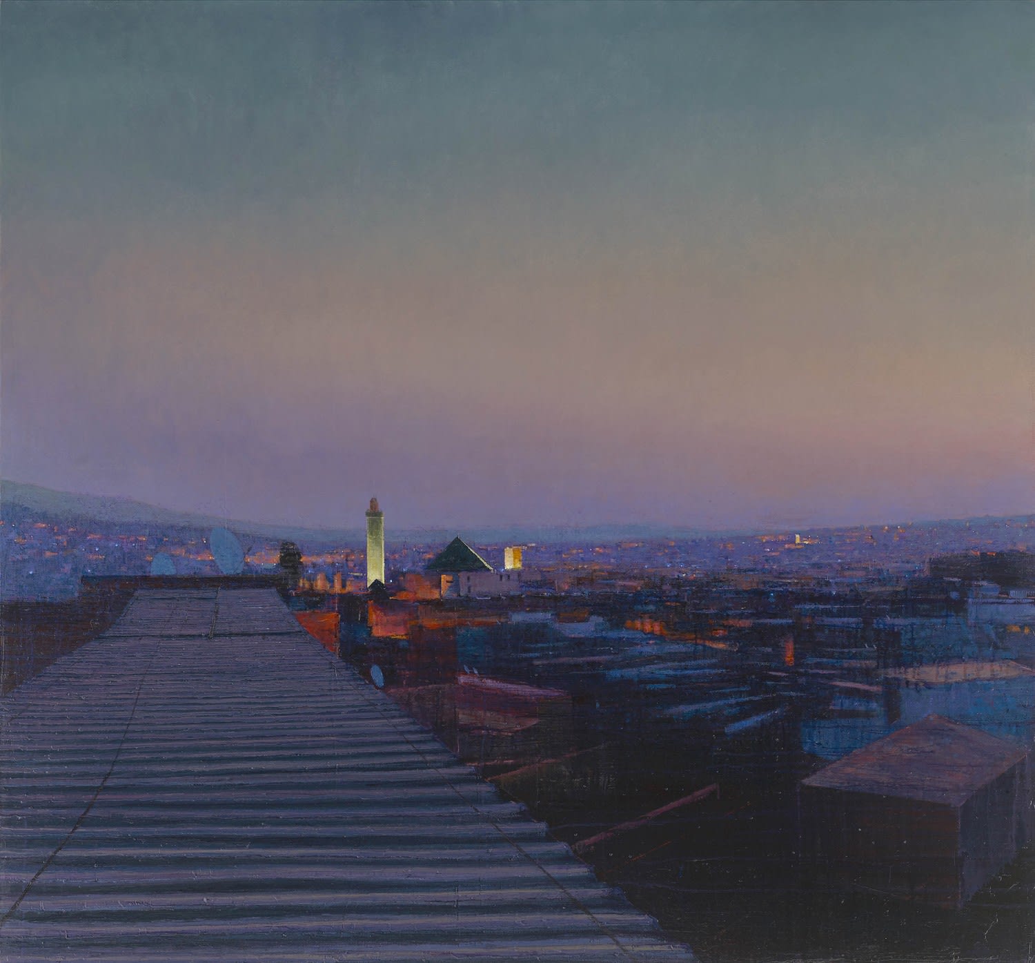 Andrew Gifford, Towards Kairaouine Mosque, Fès I, 2017