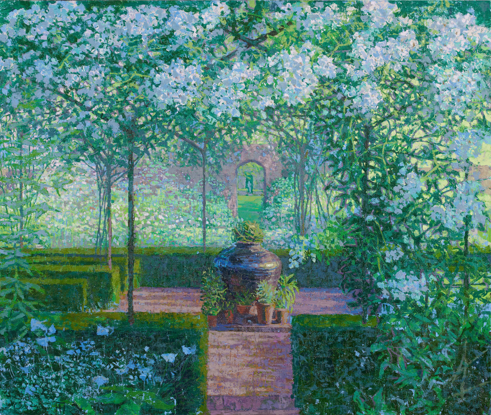 Francis Hamel, 81. The White Garden at Sissinghurst, 2023