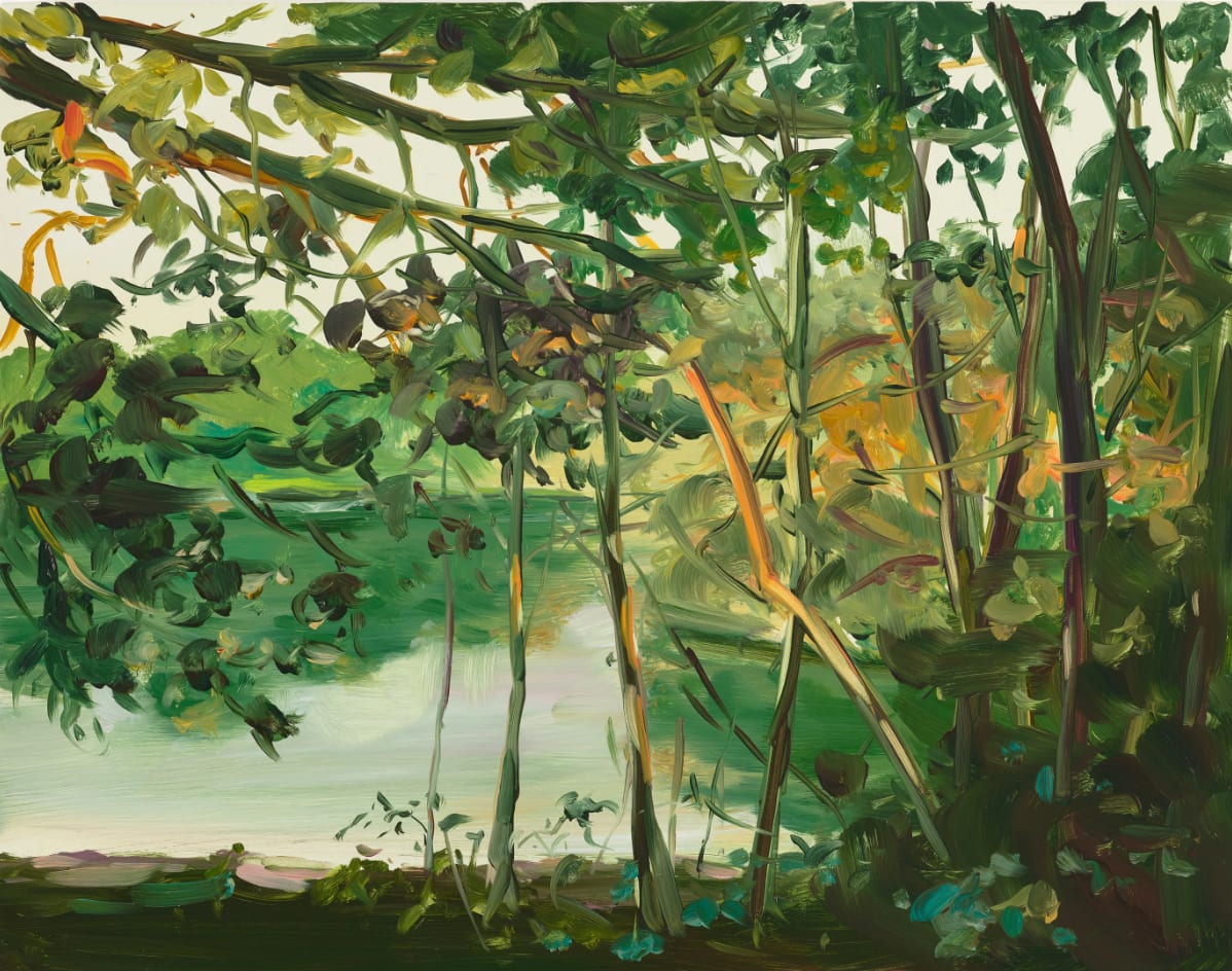 Hannah Brown, Sketch for Summer Solstice, Hollow pond 1, 2022