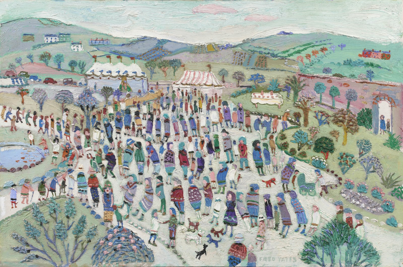 Fred Yates, Going To The Fête, c.1985