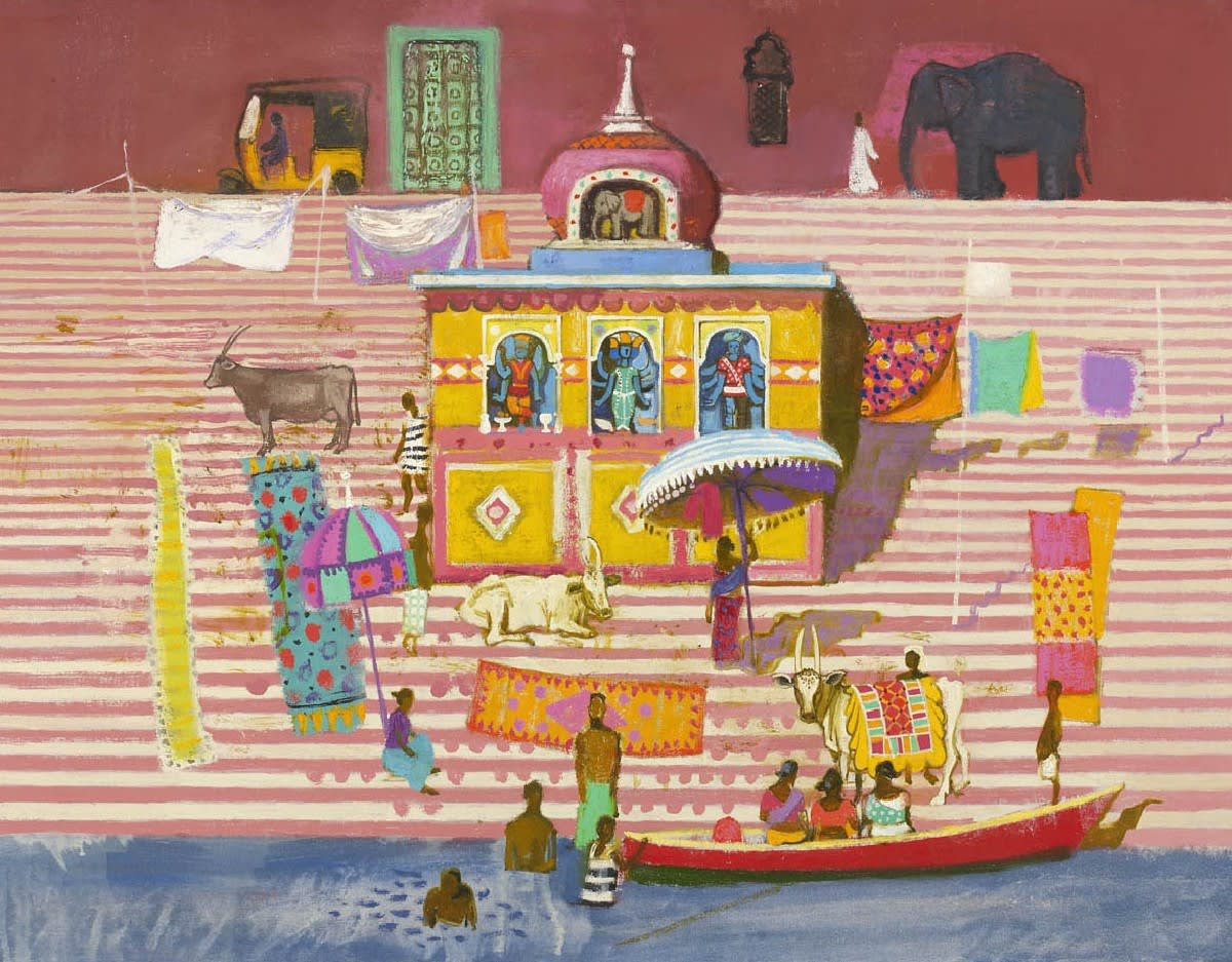 Leon Morrocco, The Ghats Varanasi