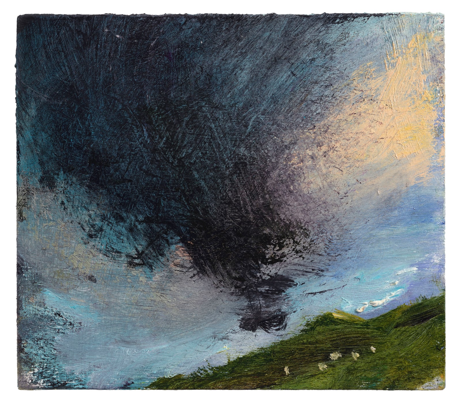Melita Denaro, The boys playing football in the garden and beaming their delight to me, 21st April (cat. 18), 2014